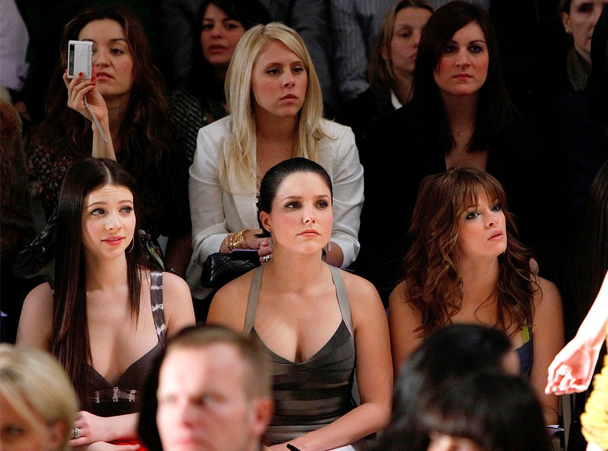 Michelle Trachtenberg, Sophia Bush, Danielle Panabaker, Fashion Week